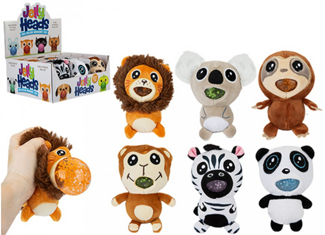PJ’S ZOO PLUSH JELLY HEADS