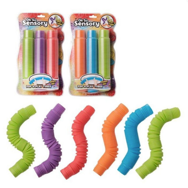Oh So Sensory Pop and Play Tubes