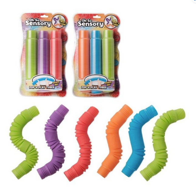 Oh So Sensory Pop and Play Tubes