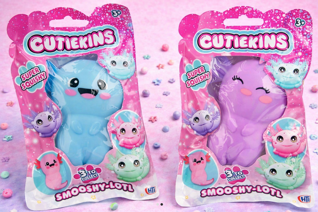 Cutiekins Smooshy Lotl Sensory Squishy
