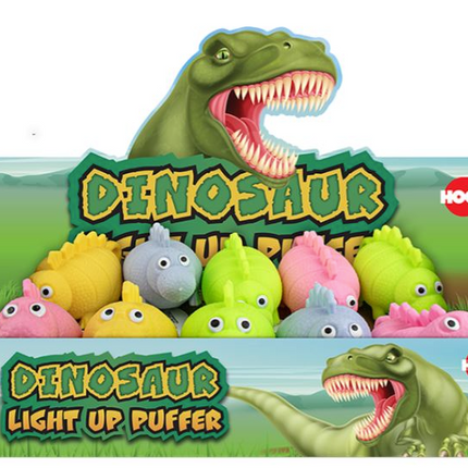 Light Up Puffy Dinosaur - SENsory Toys4U