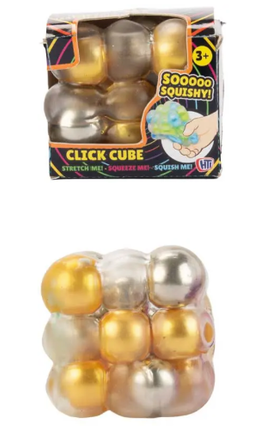 Squish-Squeeze Click Cube