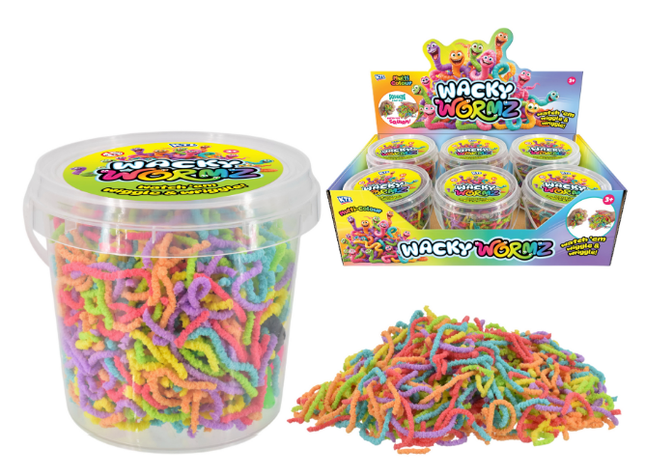 Moving Multi-Colour Wormz (200g) - Tub