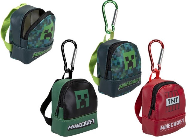 Minecraft Micro Backpack Bag Clip
