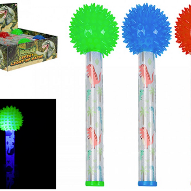 DINOSAUR SPIKY LIGHT UP BATON
