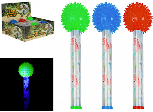 DINOSAUR SPIKY LIGHT UP BATON