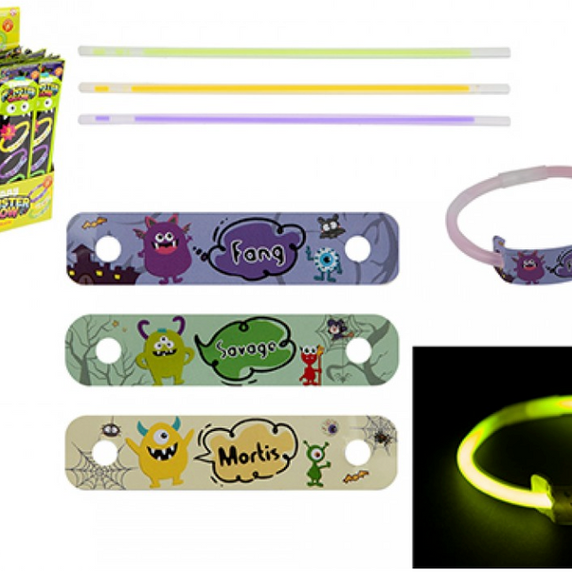 MONSTER GLOW BRACELETS SET OF 3
