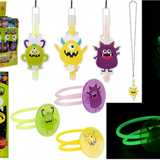 MONSTER GLOW BRACELET & PENDANT