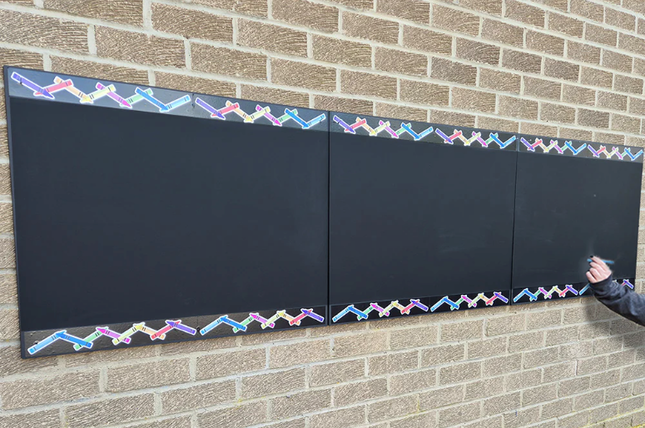 Long Indoor/Outdoor Mural Chalkboard