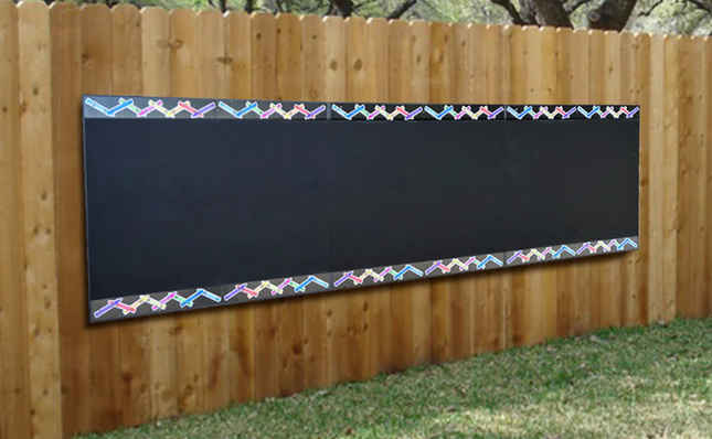Long Indoor/Outdoor Mural Chalkboard