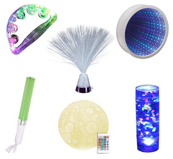 6‑Pack Colour‑Changing Light‑Up LED Sensory Toy Set