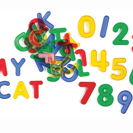 Translucent Letters and Numbers Set
