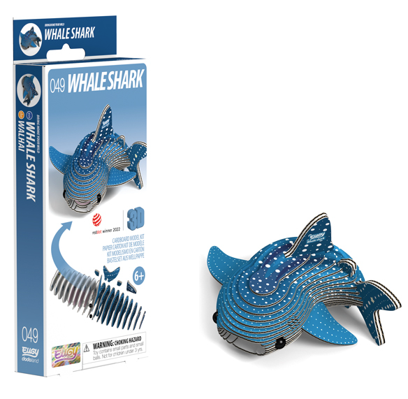 EUGY 3D Model Kit Whale Shark