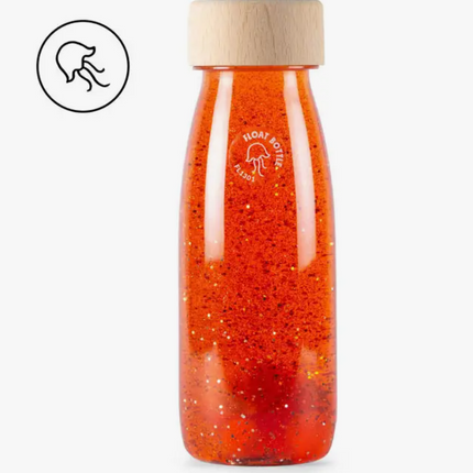 Sensory Bottle - Orange Float - SENsory Toys4U