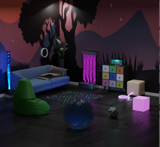 Sensory Room Relaxation Corner ‚Äö√Ñ√∂‚àö√ë‚àö‚àÇ‚Äö√†√∂‚àö√´‚Äö√†√∂¬¨¬Æ 13 Pieces - SENsory Toys4U
