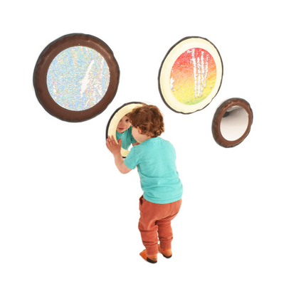 Soft Circle Sequins & Mirrors Set - SENsory Toys4U