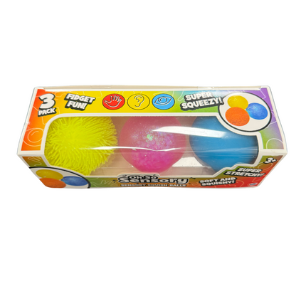 Sensory Squish Balls - 3 Pack - SENsory Toys4U