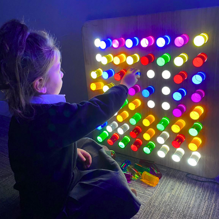 WALL HANGING SENSORY LIGHT PANEL - SENsory Toys4U