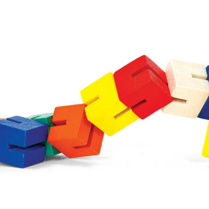 WOODEN TWIST AND LOCK BLOCKS - SENsory Toys4U