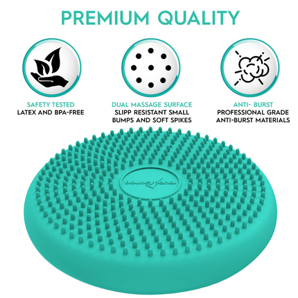 Wiggle Seat Big Sensory Cushion Green 33cm - SENsory Toys4U