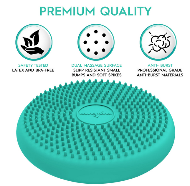 Wiggle Seat Big Sensory Cushion Green 33cm - SENsory Toys4U