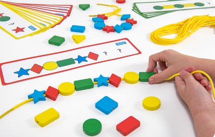 Wooden Lacing Shape Beads - SENsory Toys4U