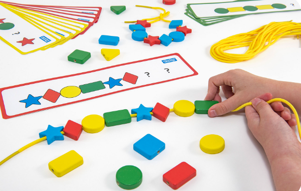 Wooden Lacing Shape Beads - SENsory Toys4U