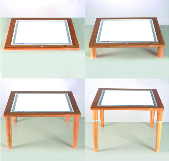 WOODEN LIGHT TABLE - SENsory Toys4U