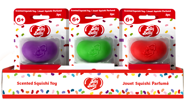 Jelly Belly Little Bean Squishi Toy Scented 2 Pack - SENsory Toys4U