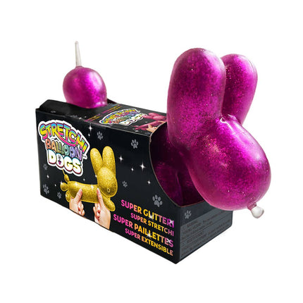 Stretchi Balloon Dog Glitter PDQ - SENsory Toys4U