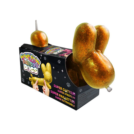 Stretchi Balloon Dog Glitter PDQ - SENsory Toys4U
