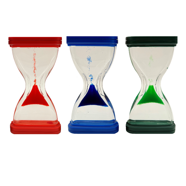 Sensory Upward Flow Liquid Timers 3pk