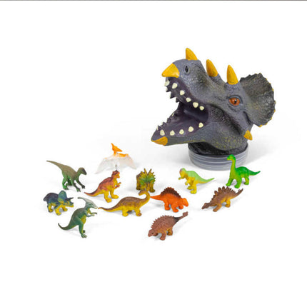 DINOSAUR TRICERATOPS HEAD TUB (SMALL) - SENsory Toys4U