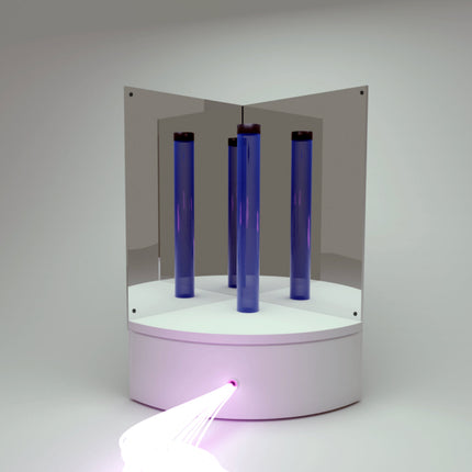 Bubble Tube 1.8mtr, Padded Corner Surround, Fibre Optic Light 100 Tails & 2 x Mirrors - SENsory Toys4U