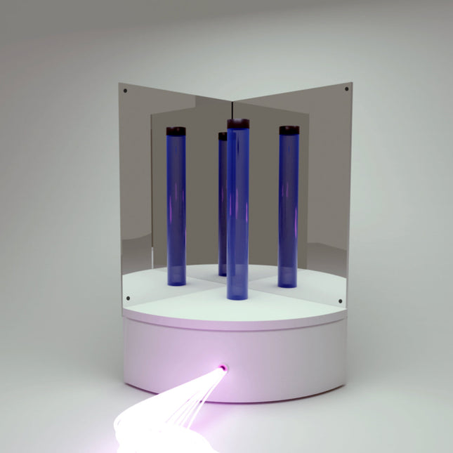 Bubble Tube 1.8mtr, Padded Corner Surround, Fibre Optic Light 100 Tails & 2 x Mirrors - SENsory Toys4U