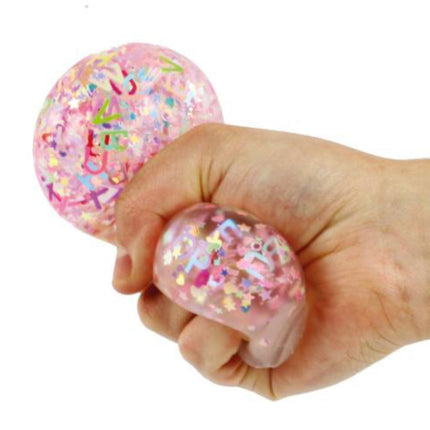 Alphabet Glitter Ball - SENsory Toys4U
