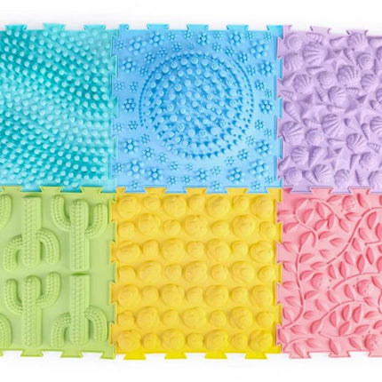 Massage Puzzle Floor 6 Tiles - SENsory Toys4U