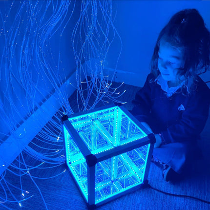 LED INFINITY CUBE 25CM - SENsory Toys4U