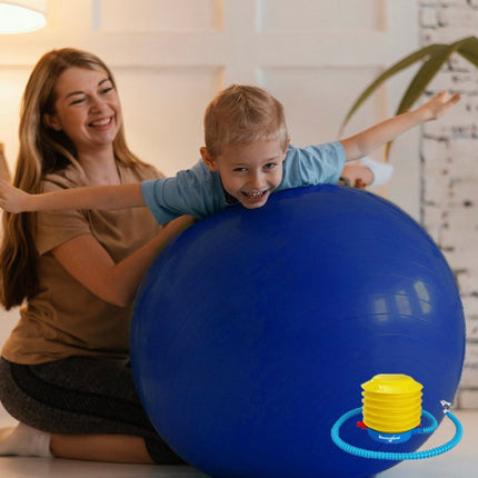 Blue Yoga Ball Chair for school, office, and home. Kids/Adults 55cm - SENsory Toys4U