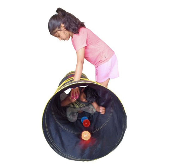 Pop-Up Play Tunnel For Kids Indoor or Outdoor & 5 LED Flashing Balls ‚Äö√Ñ√∂‚àö√ë‚àö‚àÇ‚Äö√†√∂‚àö√´‚Äö√†√∂¬¨¬Æ 2mtr - SENsory Toys4U