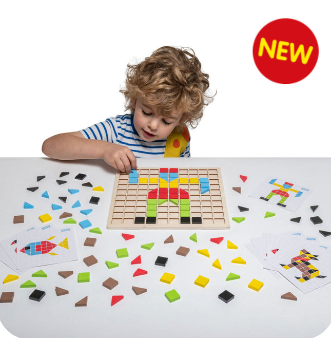 Wooden Mosaic Set - SENsory Toys4U
