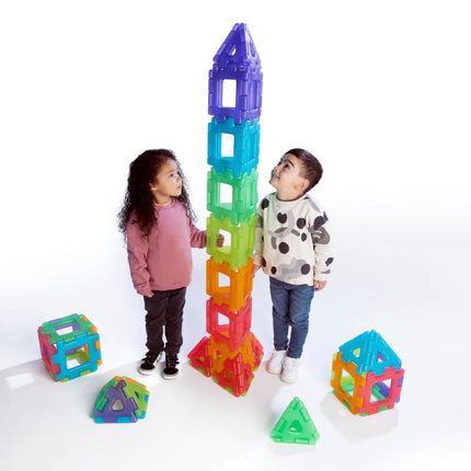 Translucent Giant Polydron Set - SENsory Toys4U