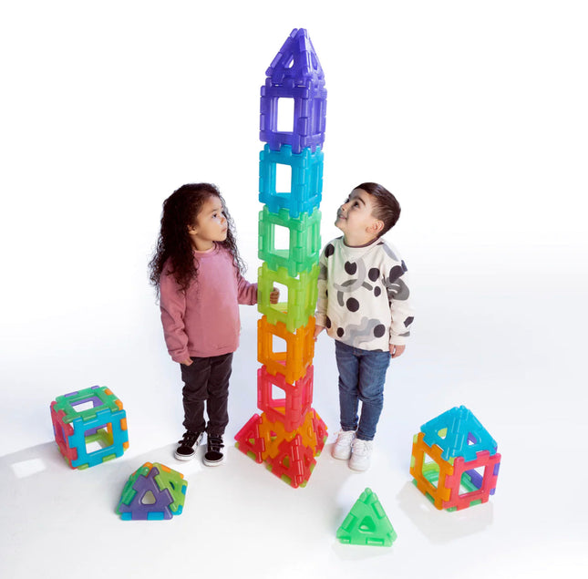 Translucent Giant Polydron Set - SENsory Toys4U