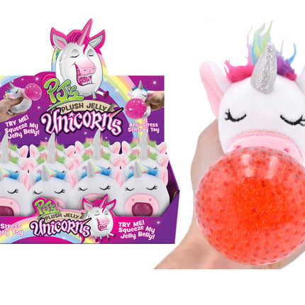 Plush Jelly Squeezers - Unicorn - SENsory Toys4U